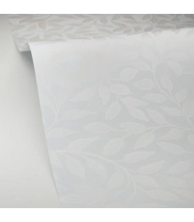 Papier peint Caselio - Printemps blanc nacré - 10611