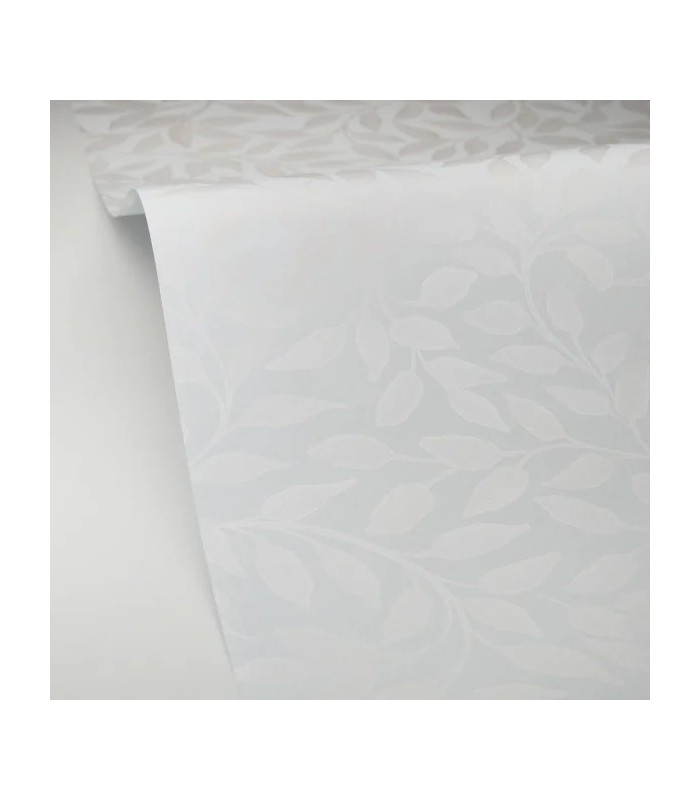 Papier peint Caselio - Printemps blanc nacré - 10611