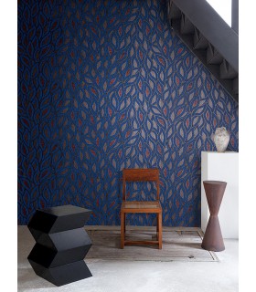 Papier Peint MAEVA INDIGO TER406 - Collection TERRA - MASUREEL - REF. TER406