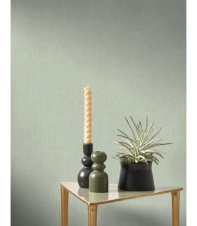 Papier peint Casadeco - Denim vert sauge - 8753