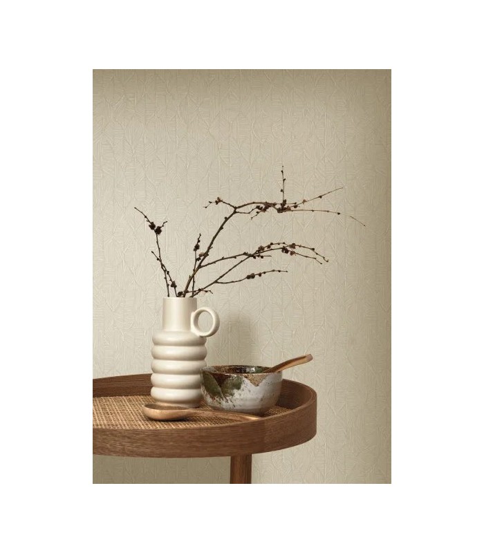 Papier peint Casadeco - Tarrazu Beige lin - 20127