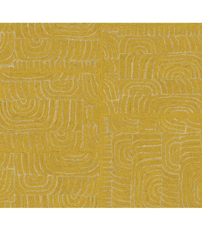 Papier Peint TEHANI CALENDULA TER503 - Collection TERRA - MASUREEL - REF. TER503