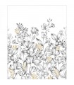 Papier-peint Panoramique Caselio - Florescence Noir et Blanc - 200 x 310 cm - 10728