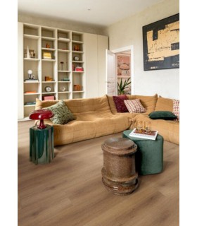 Lame à clipser PVC RIGID 55 - Chêne Caramel - 1524 x 228 x 6 mm