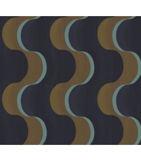 Papier Peint FLOW AMAZONITE  RHA103 - Collection RHAPSODY - MASUREEL - REF. RHA103