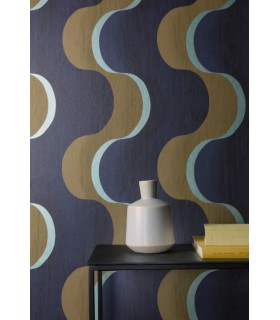 Papier Peint FLOW AMAZONITE  RHA103 - Collection RHAPSODY - MASUREEL - REF. RHA103