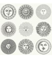 Papier peint SOLI - Collection FORNASETTI SENZA TEMPO 2 - COLE&SON - REF 123/1001