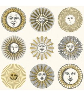 Papier peint SOLI - Collection FORNASETTI SENZA TEMPO 2 - COLE&SON - REF 123/1002