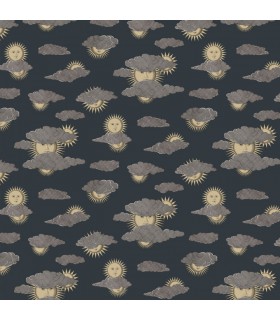 Papier peint SOLI E NUVOLE - Collection FORNASETTI SENZA TEMPO 2 - COLE&SON - REF 123/2008