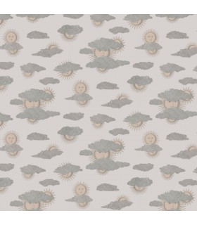 Papier peint SOLI E NUVOLE - Collection FORNASETTI SENZA TEMPO 2 - COLE&SON - REF 123/2009