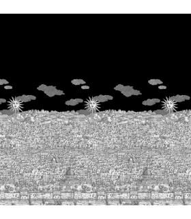 Papier peint VISTA MEDITERRANEA - Collection FORNASETTI SENZA TEMPO 2 - COLE&SON - REF 123/3012