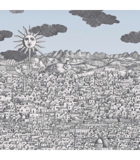 Papier peint VISTA MEDITERRANEA - Collection FORNASETTI SENZA TEMPO 2 - COLE&SON - REF 123/3014