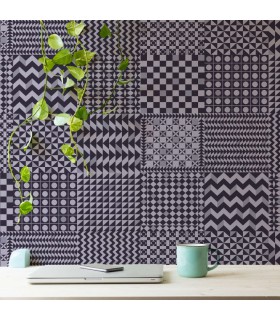 Papier peint GEOMETRICO - Collection FORNASETTI SENZA TEMPO 2 - COLE&SON - REF 123/7033
