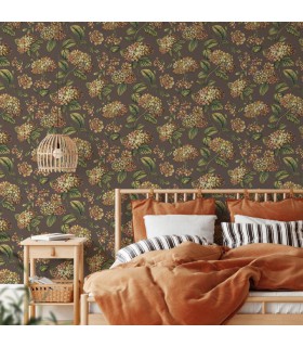 Papier peint RAMO DI ORTENSIA - Collection FORNASETTI SENZA TEMPO 2 - COLE&SON - REF 123/8041