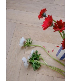 Parquet chevron Iconics S Herringbone Oak Authentique Eos 495 x 110 x 14 mm