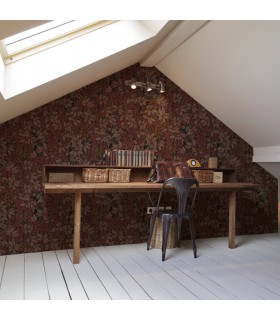 Papier peint FOGLIE E SCIMMIE - Collection FORNASETTI SENZA TEMPO 2 - COLE&SON - REF 123/10050