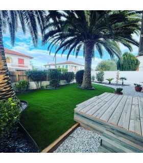 Gazon synthétique 50mm - MILLENIUM PLUS - à la coupe sur mesure - Largeur 2 mètres