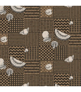 Papier peint FRUTTA E GEOMETRICO - Collection FORNASETTI SENZA TEMPO 2 - COLE&SON - REF 123/6031