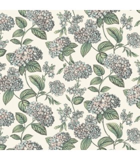 Papier peint RAMO DI ORTENSIA - Collection FORNASETTI SENZA TEMPO 2 - COLE&SON - REF 123/8039