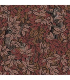 Papier peint FOGLIE E SCIMMIE - Collection FORNASETTI SENZA TEMPO 2 - COLE&SON - REF 123/10050