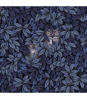 Papier peint FOGLIE E CIVETTE - Collection FORNASETTI SENZA TEMPO 2 - COLE&SON - REF 123/11053