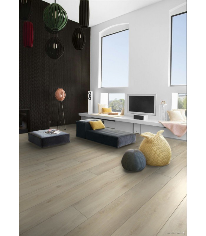 Parquet stratifié Ocean+ Lame XL - Bloom Sand Natural 6421 - Résistant à l'eau - 2038 x 241 x 12 mm