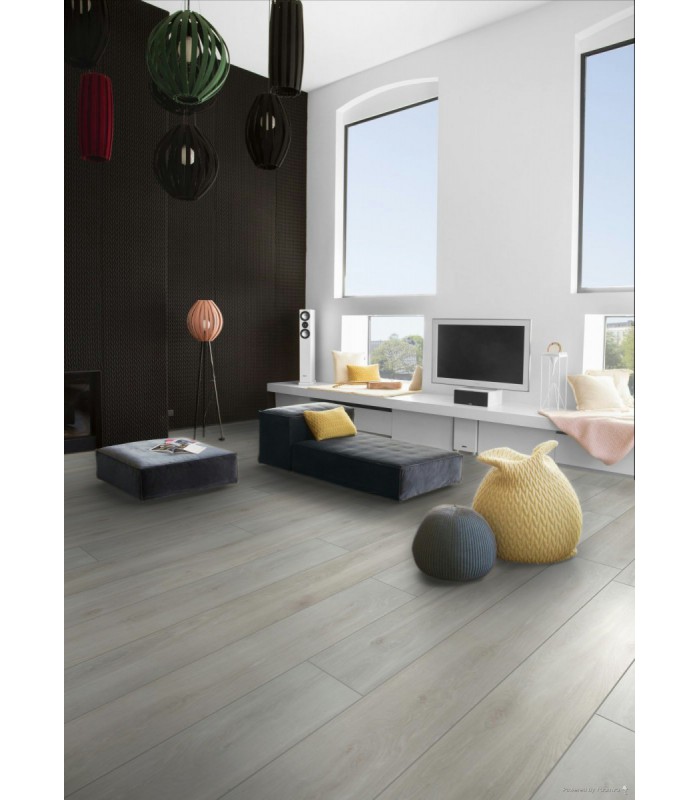 Parquet stratifié Ocean+ Lame XL - Bloom Silver Grey 6426 - Résistant à l'eau - 2038 x 241  x 12 mm