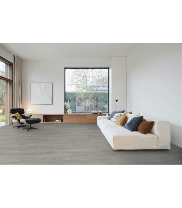 Parquet stratifié Ocean+ Lame XL - Bloom Silver Grey 6426 - Résistant à l'eau - 2038 x 241  x 12 mm