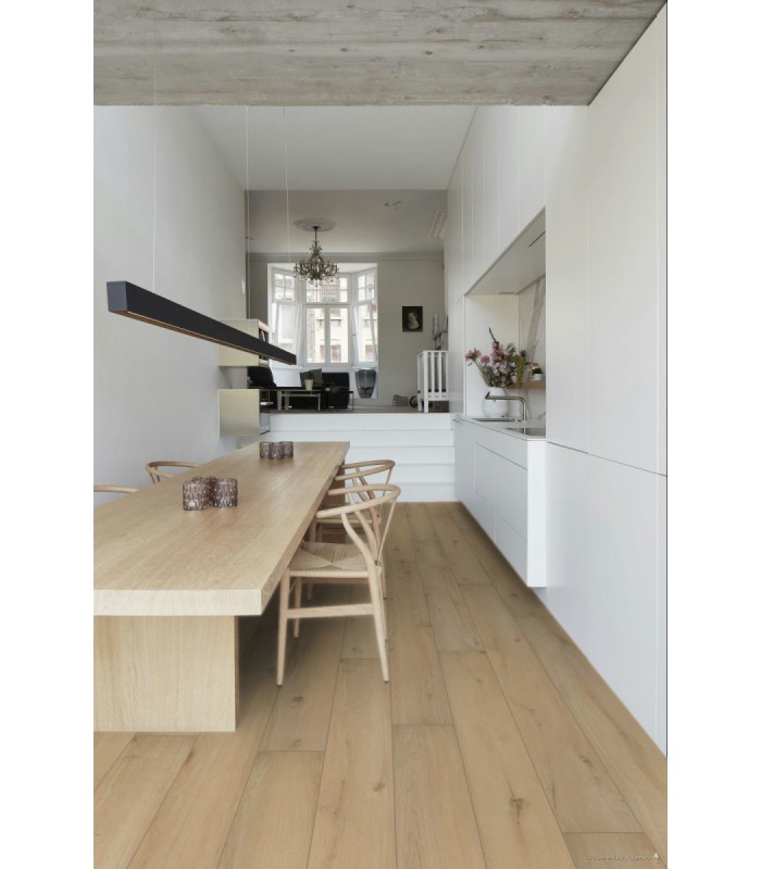 Parquet stratifié Ocean+ Lame XL - Gyant Sand Natural 1121 - Résistant à l'eau - 2038 x 241 x 12 mm