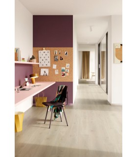 Parquet stratifié Ocean+ 8V4 - Bloom Sand Natural - Résistant à l'eau - 1288 x 190 x 8 mm