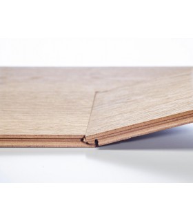 Parquet stratifié Ocean+ 8V4 - Charme White - Résistant à l'eau - 1288 x 190 x 8 mm