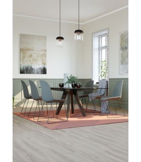 Lames à clipser PVC Layred Small - Blackjack Oak 22210 - 1252 x 189 x 5 mm