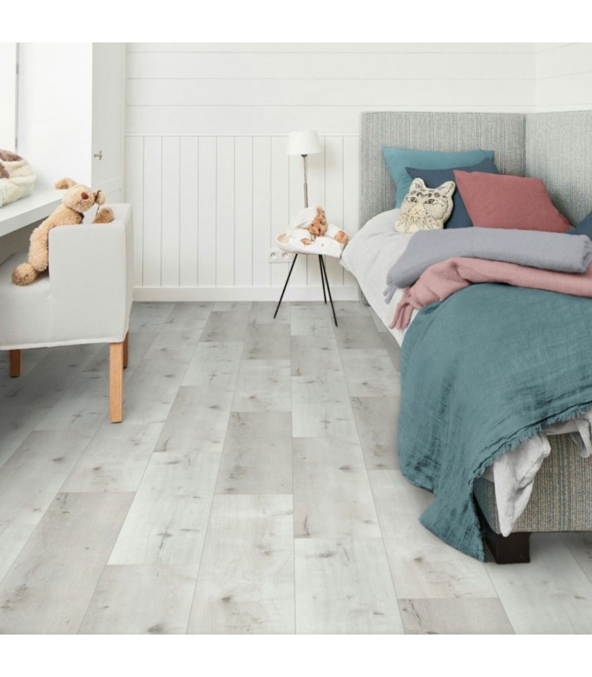 Lames Vinyles Spirit Pro Click Comfort 55 - Country White Grey - réf. 60001434 - 1511 x 228 x 5,5 mm : BERRY ALLOC : Delzongle Particulier - 17...