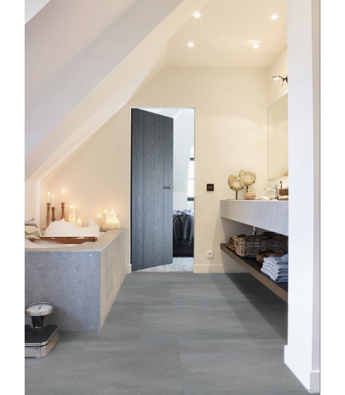 Dalles Vinyles Spirit Pro Click Comfort 55 - Cement Grey - réf. 60001481 – 914 x 610 x 5,5 mm