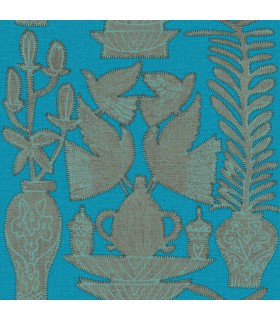 Papier peint Elitis - Paros VP954-04 - Collection Lins Brodés - 10x0,70m