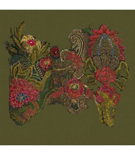 Papier peint Panoramique Elitis - ZAKINTHOS VP956-01 - Collection Lins Brodés - 3m x 3m