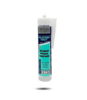 Mastic Sylex SX 640 Silicone 3 en 1 - Joint sanitaire 280 ml