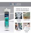 Mastic Sylex SX 640 Silicone 3 en 1 Silicone Tout 280ml