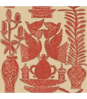 Papier peint Elitis - Paros VP954-05 - Collection Lins Brodés - 10x0,70m