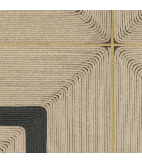 Papier Peint VDS CARRES JALONNES - Collection CORDES SENSIBLES - ELITIS - REF.VP996