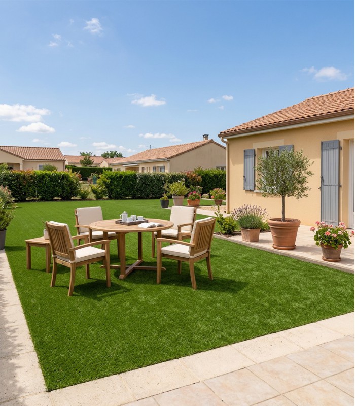Gazon Synthétique 32mm - AUGUSTA - à la coupe sur mesure - Largeur 4 mètres