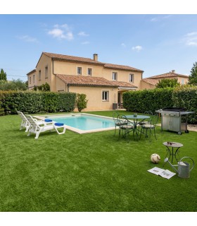 Gazon synthétique 48mm - SPERONE DELUXE - à la coupe sur mesure - Largeur 4 mètres