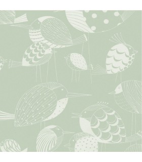 PANORAMIQUE KOMAR NAIVE BIRDS L 200 X H 250 CM, 4 LES