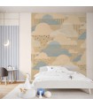 PANORAMIQUE KOMAR HAPPY CLOUDS L 200 X H 250 CM, 4 LES