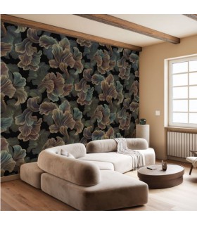 PANORAMIQUE KOMAR NIGHT BLOSSOMS L 200 X H 250 CM, 4 LES
