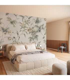 PANORAMIQUE KOMAR PEACHY FLORA L 300 X H 250 CM, 6 LES