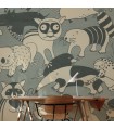 PANORAMIQUE KOMAR WOBBLE ZOO L 300 X H 250 CM, 6 LES