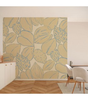 PANORAMIQUE KOMAR LEAF LULLABY L 300 X H 250 CM, 6 LES