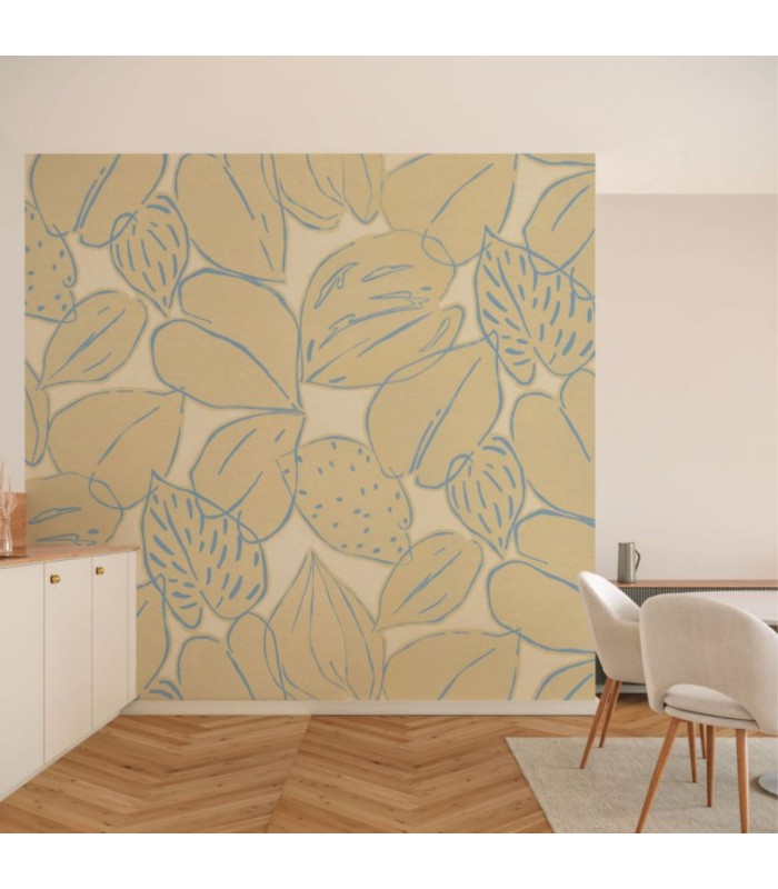 PANORAMIQUE KOMAR LEAF LULLABY L 300 X H 250 CM, 6 LES