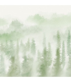 PANORAMIQUE KOMAR BLURRY WOODS L 350 X H 250 CM, 7 LES